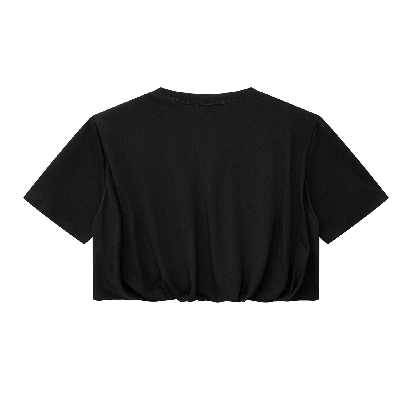 Women’s Crop Bubble Hem T-Shirt