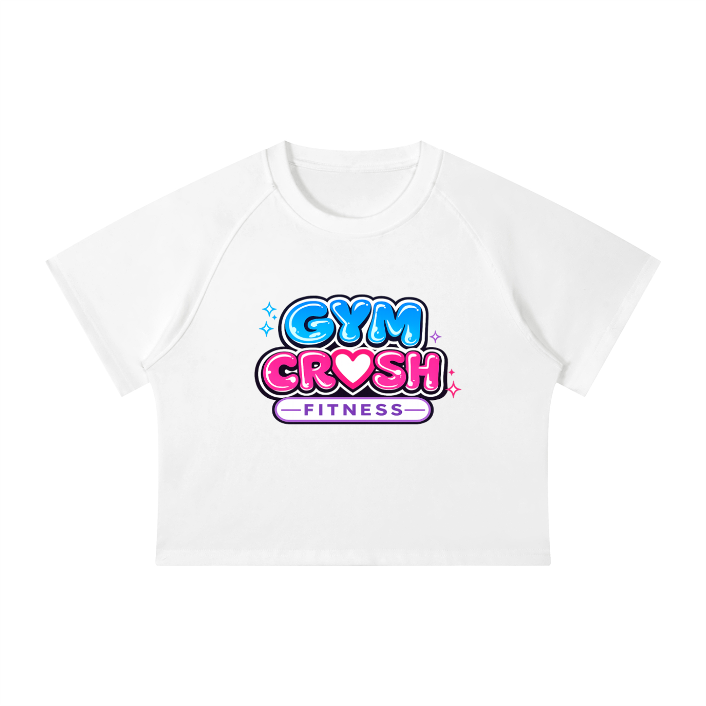 Women's Mineral Wash Raglan Crop T-Shirt