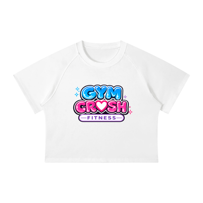 Women's Mineral Wash Raglan Crop T-Shirt