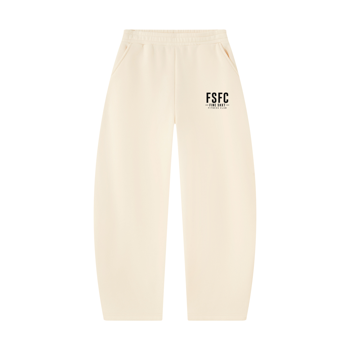 Unisex Barrel Leg Sweatpants
