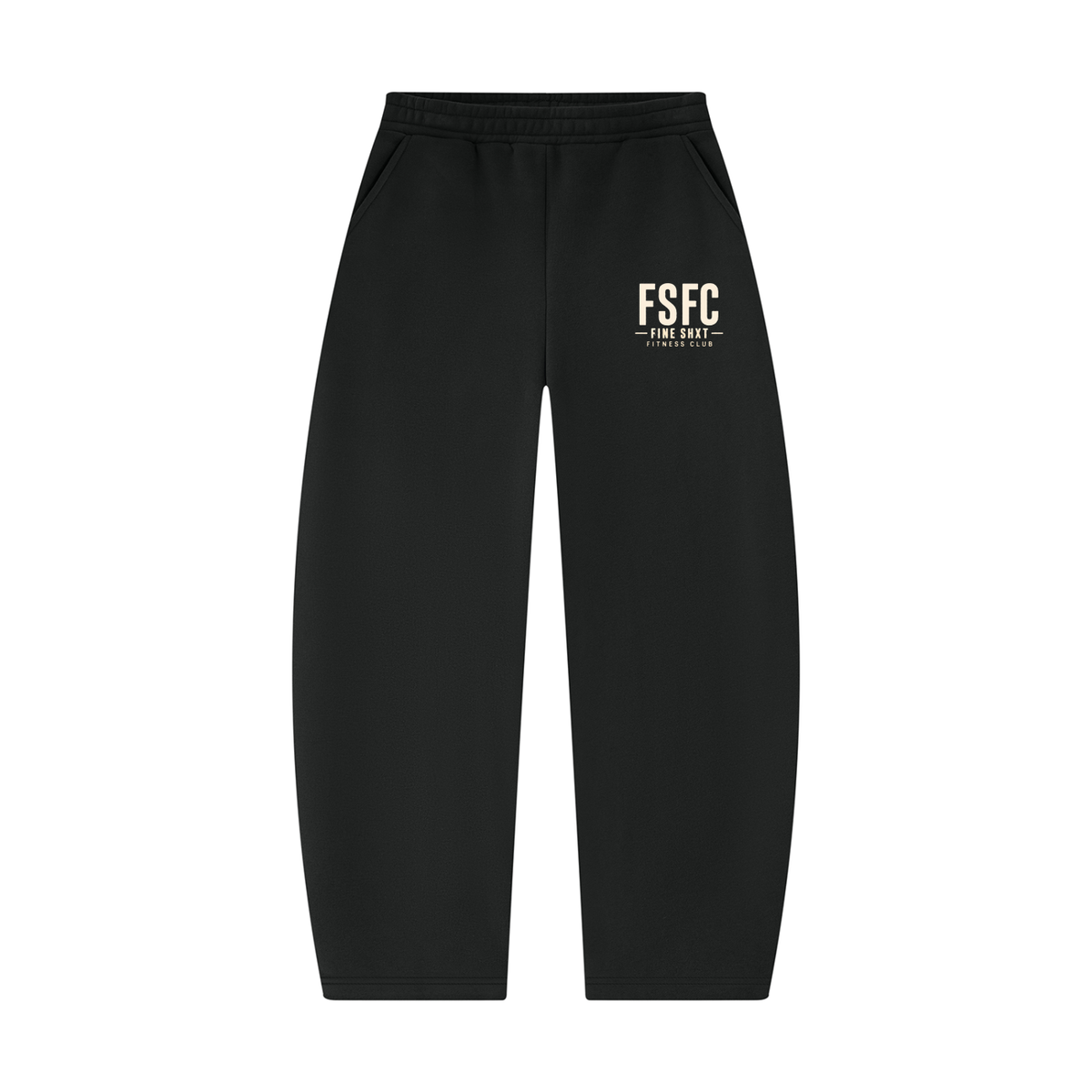 Unisex Barrel Leg Sweatpants