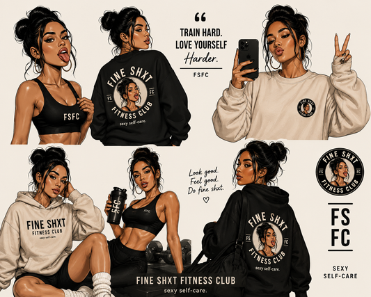 Fine Shxt Fitness Club Crewneck