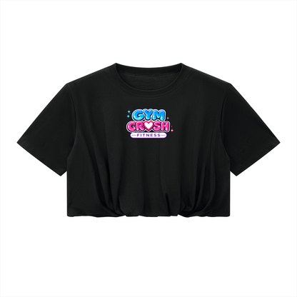 Women’s Crop Bubble Hem T-Shirt