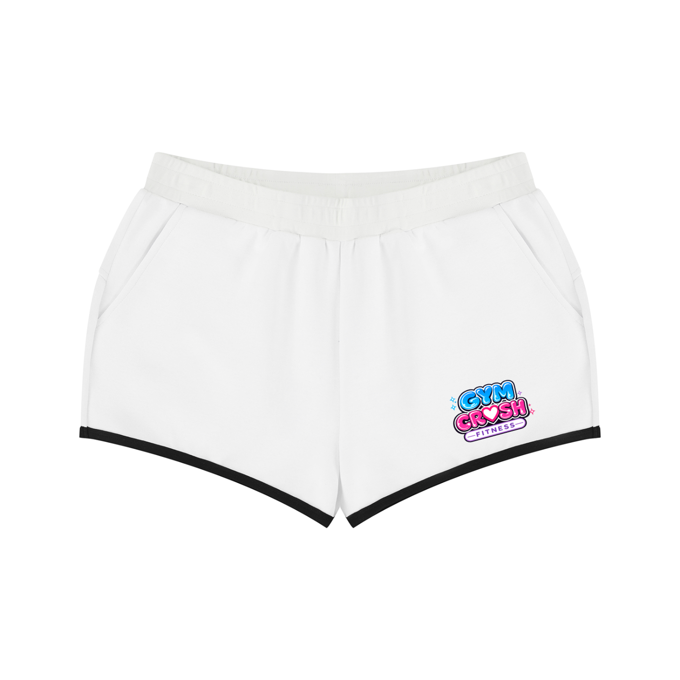 Women's Retro Contrast Binding Shorts