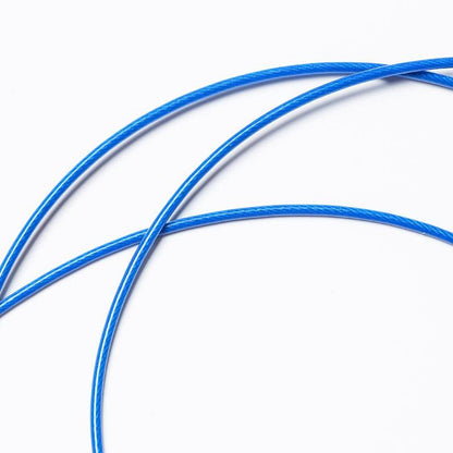 New Steel Wire Skipping Skip Adjustable Jump Rope Fitness Equipment Exercise Workout 3 Meters Speed Plastic Adjustable Jump Rope Great Cardio Skipping Workout For Men Women And Kids Best For Speed Jumping